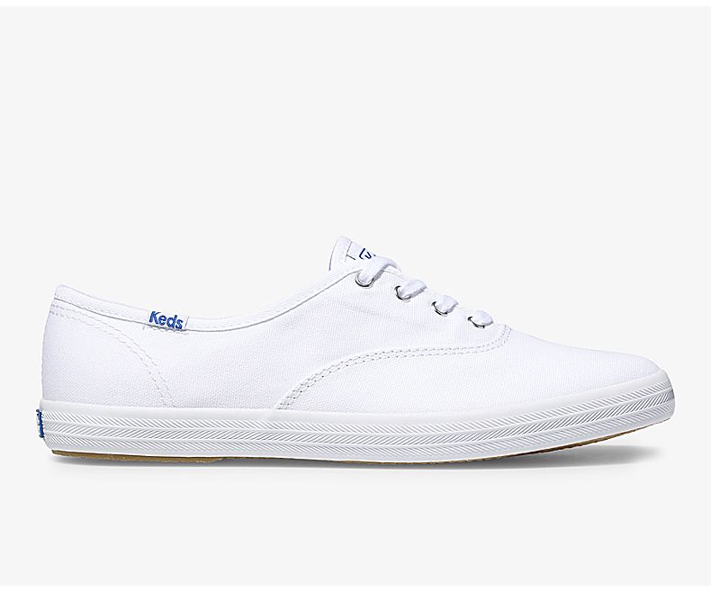 Keds Women's Champion Canvas Originals | Keds White Champion Shoes - MH8912674